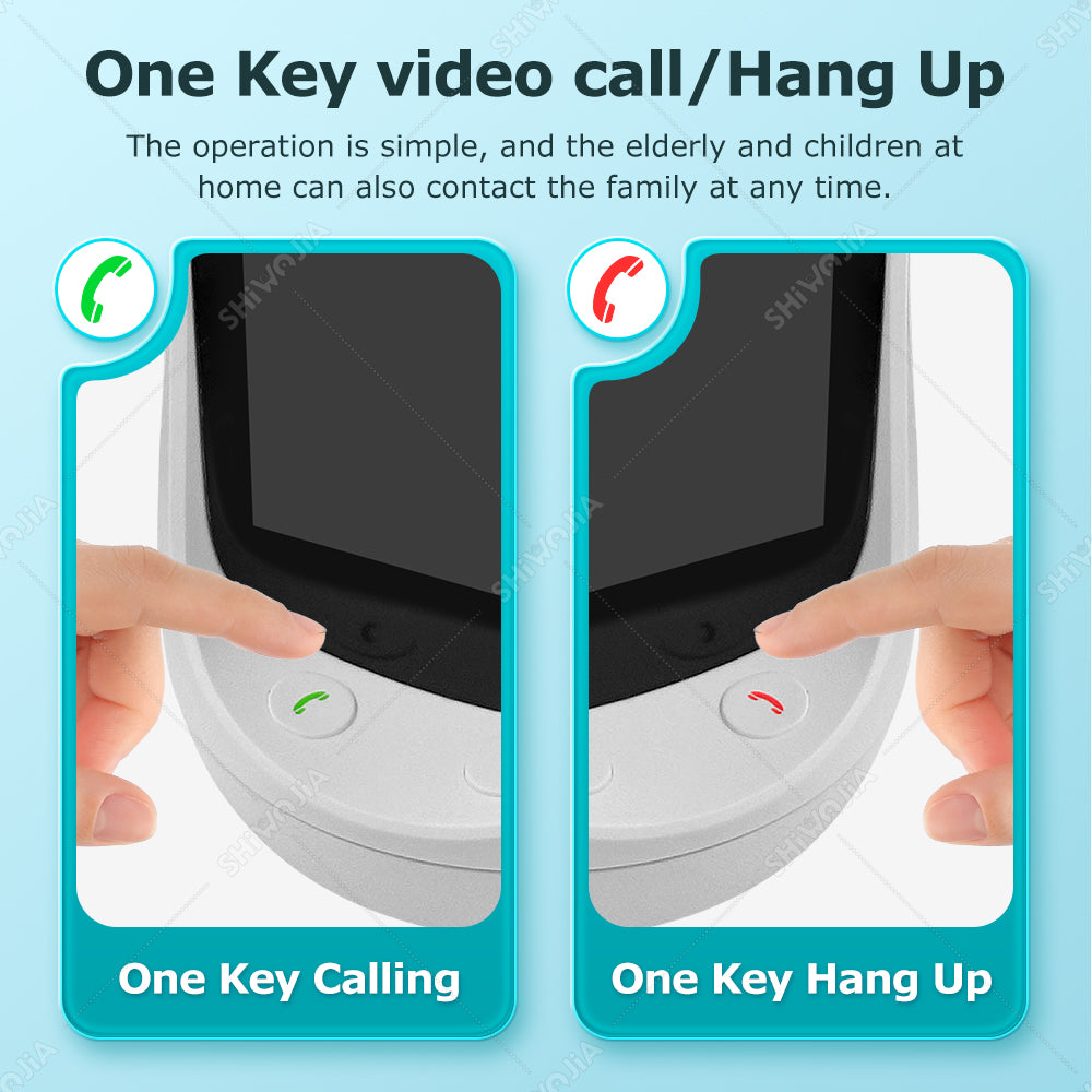 SHIWOJIA Two-Way Video Call Smart Camera 3MP HD Image Quality Color &amp; IR Night Vision Camera 