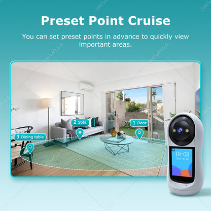 SHIWOJIA Two-Way Video Call Smart Camera 3MP HD Image Quality Color &amp; IR Night Vision Camera 