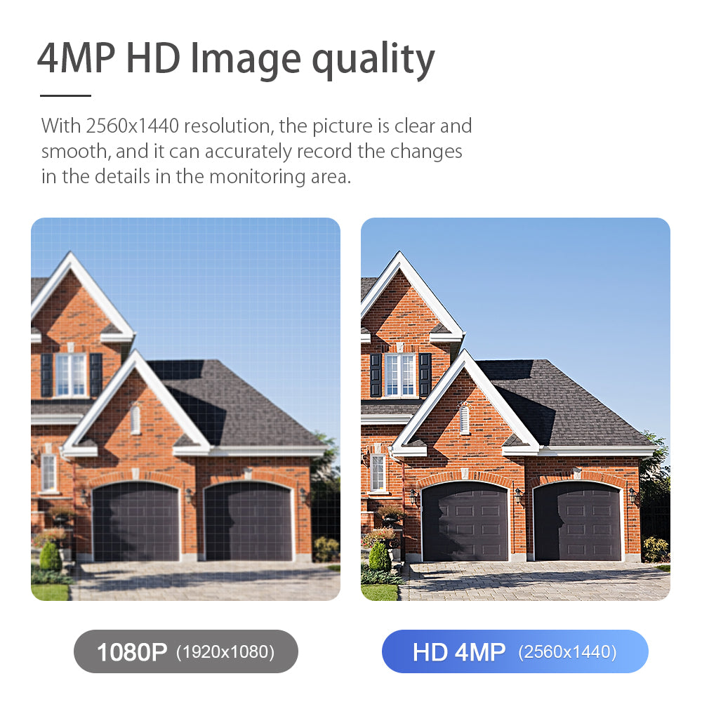 SHIWOJIA Tuya Camera IP Surveillance Camera Outdoor 4MP Floodlight Voice IR Night Vision Security Protection Camera 