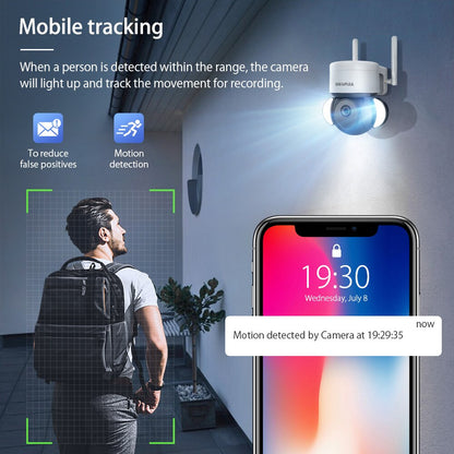 Tuya Camera 4G SIM Card IP Surveillance Camera Outdoor 4MP Floodlight Voice IR Night Vision Security Protection Camera